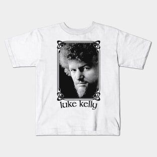 Luke Kelly - Vintage Style Original Design Kids T-Shirt